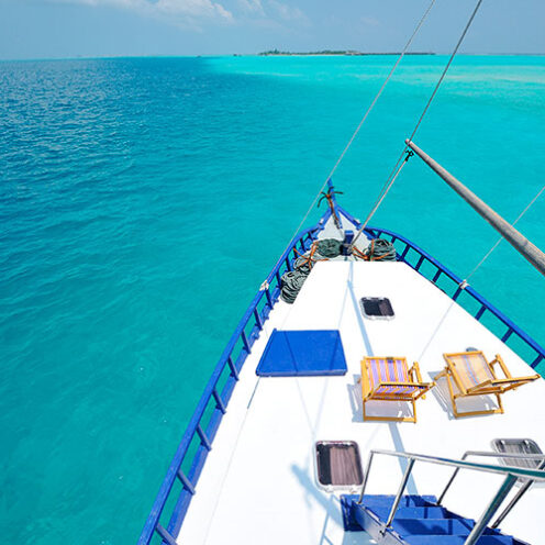 Maldive in barca
